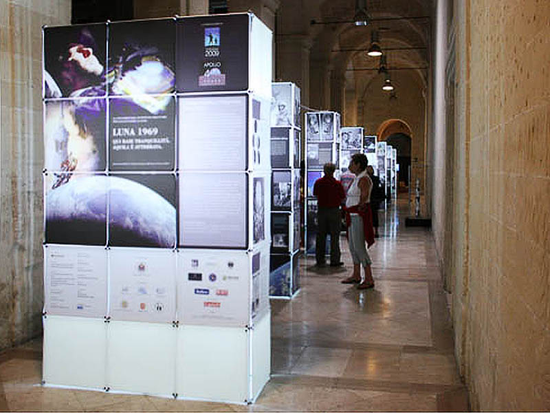 Foto estructura modular Quadra Kube 21 Fastand accessori stand fiera