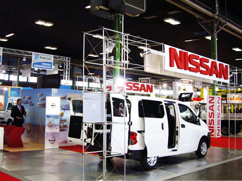 Foto estructura modular Quadra Kube 8 Fastand accessori stand fiera