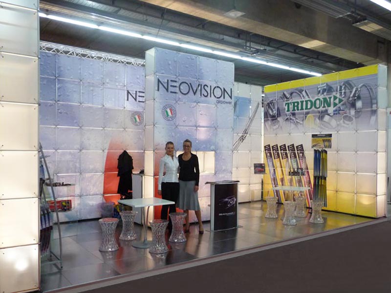 Foto estructura modular Quadra Kube 11 Fastand accessori stand fiera