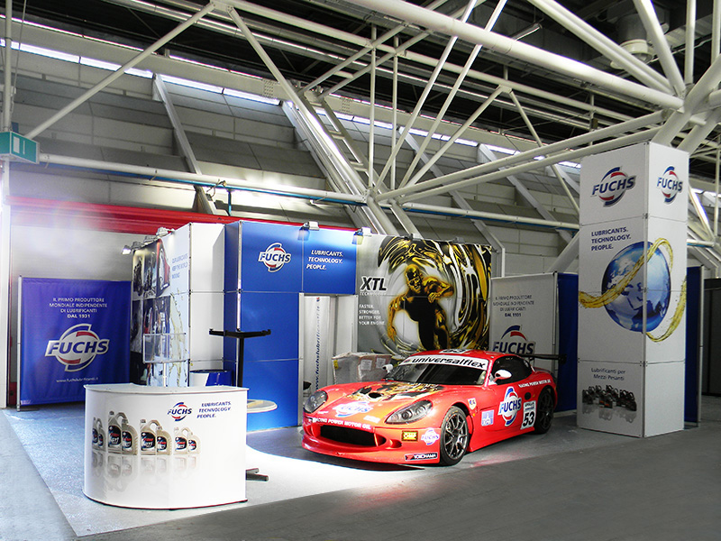 Foto estructura modular Quadra Kube 17 Fastand accessori stand fiera