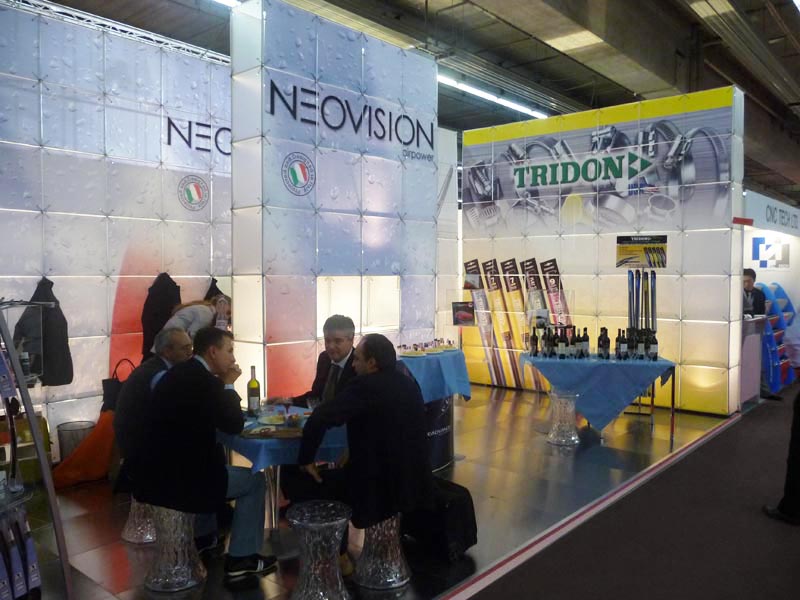 Foto estructura modular Quadra Kube 10 Fastand accessori stand fiera