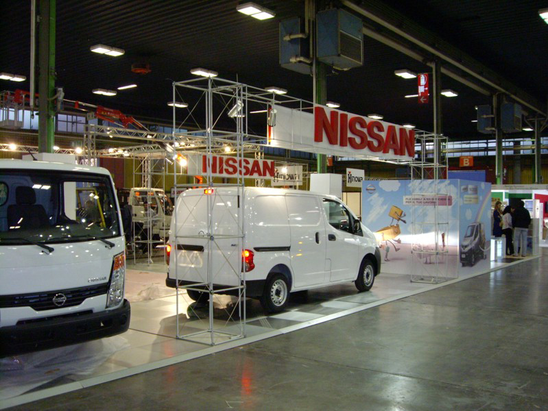 Foto estructura modular Quadra Kube 7 Fastand accessori stand fiera