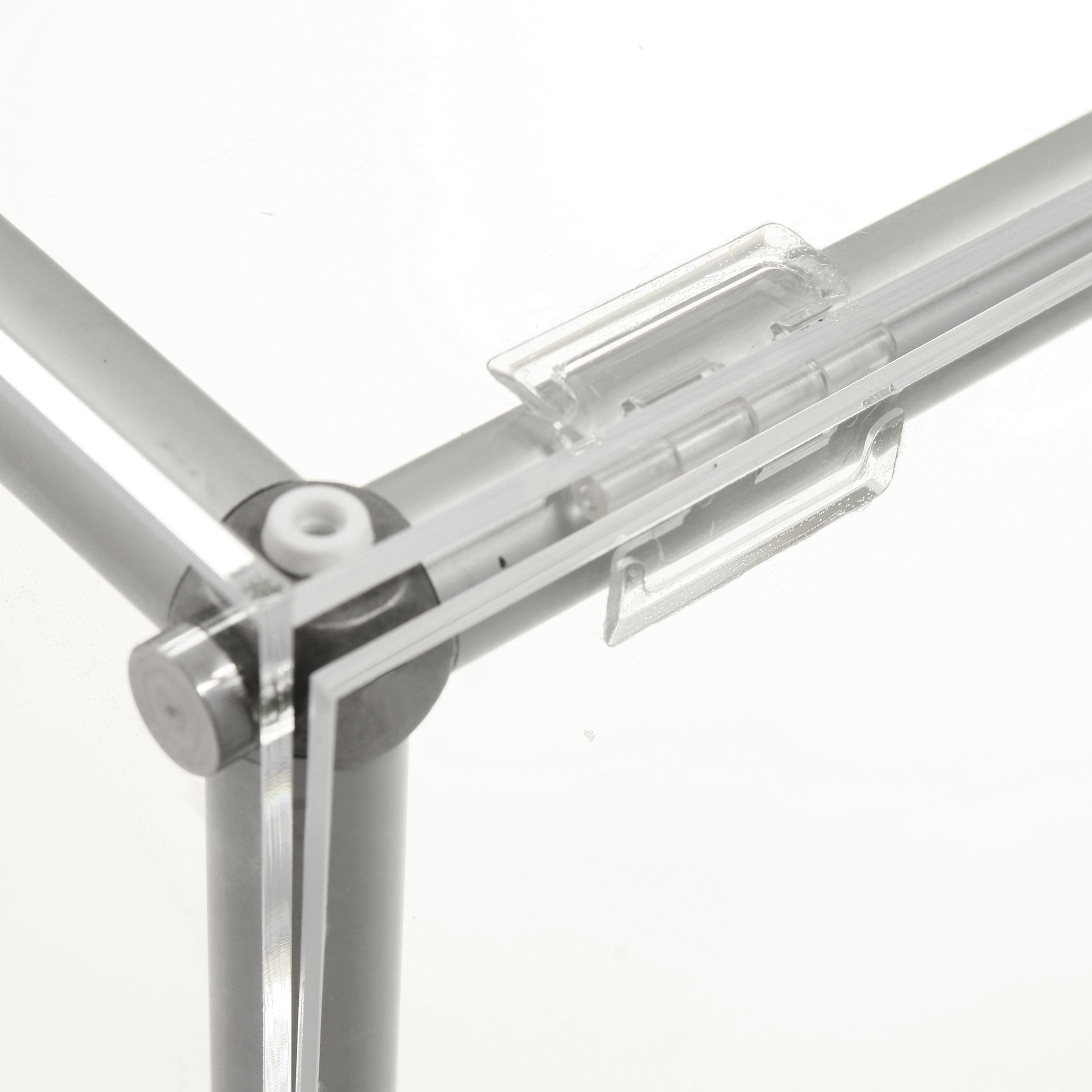 teca-cerniera Vitrina LED Hidra, con puerta de apertura