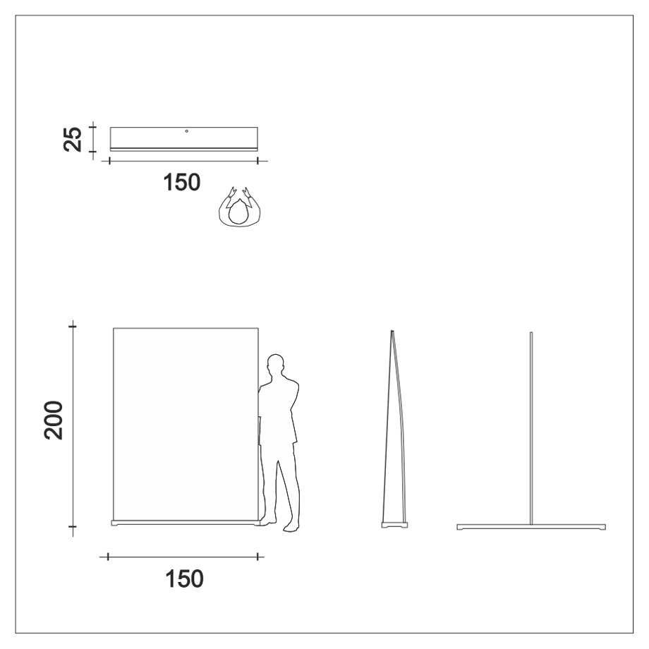 roll-150 photocall enrollable Velo150 medidas