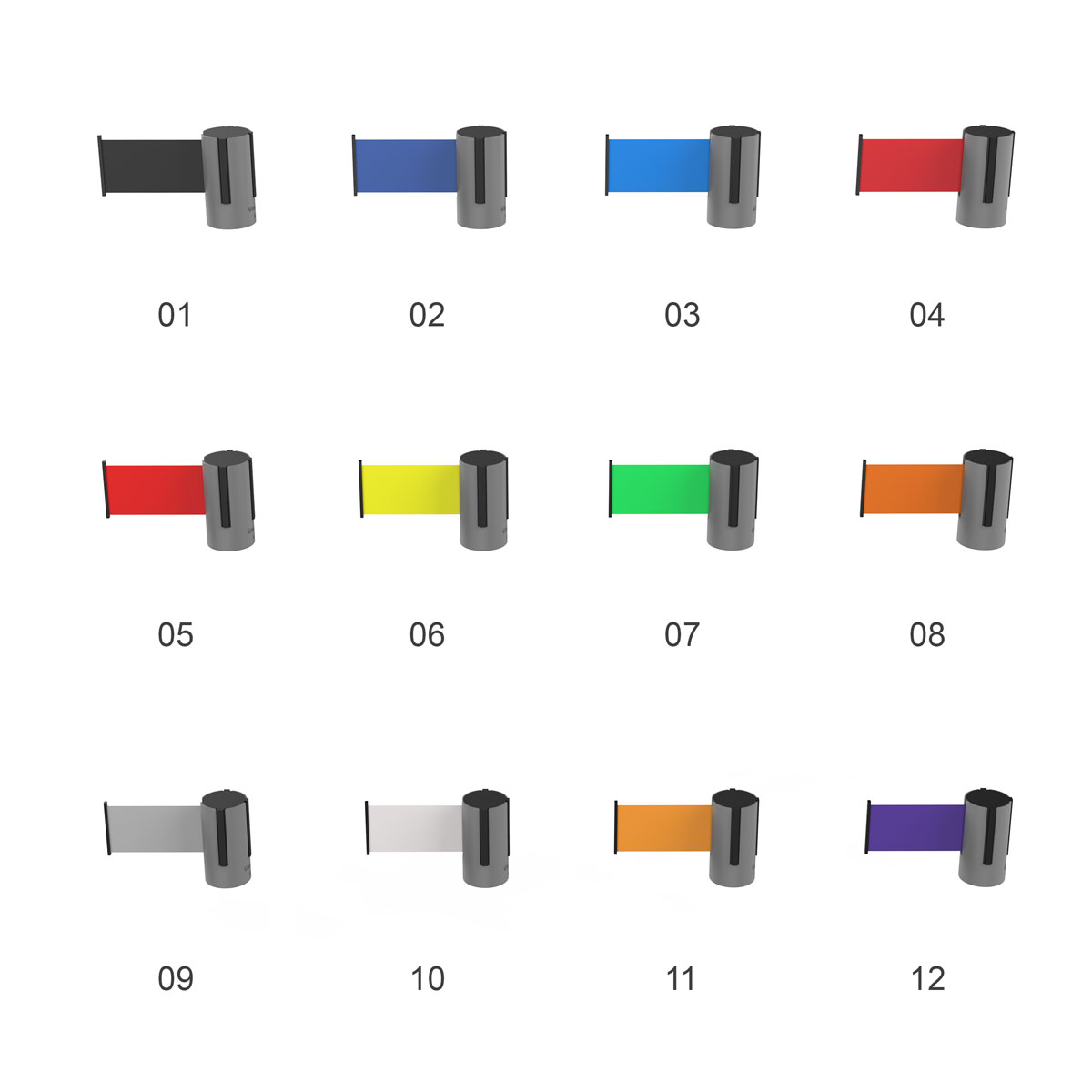 Barrera retráctil para colas