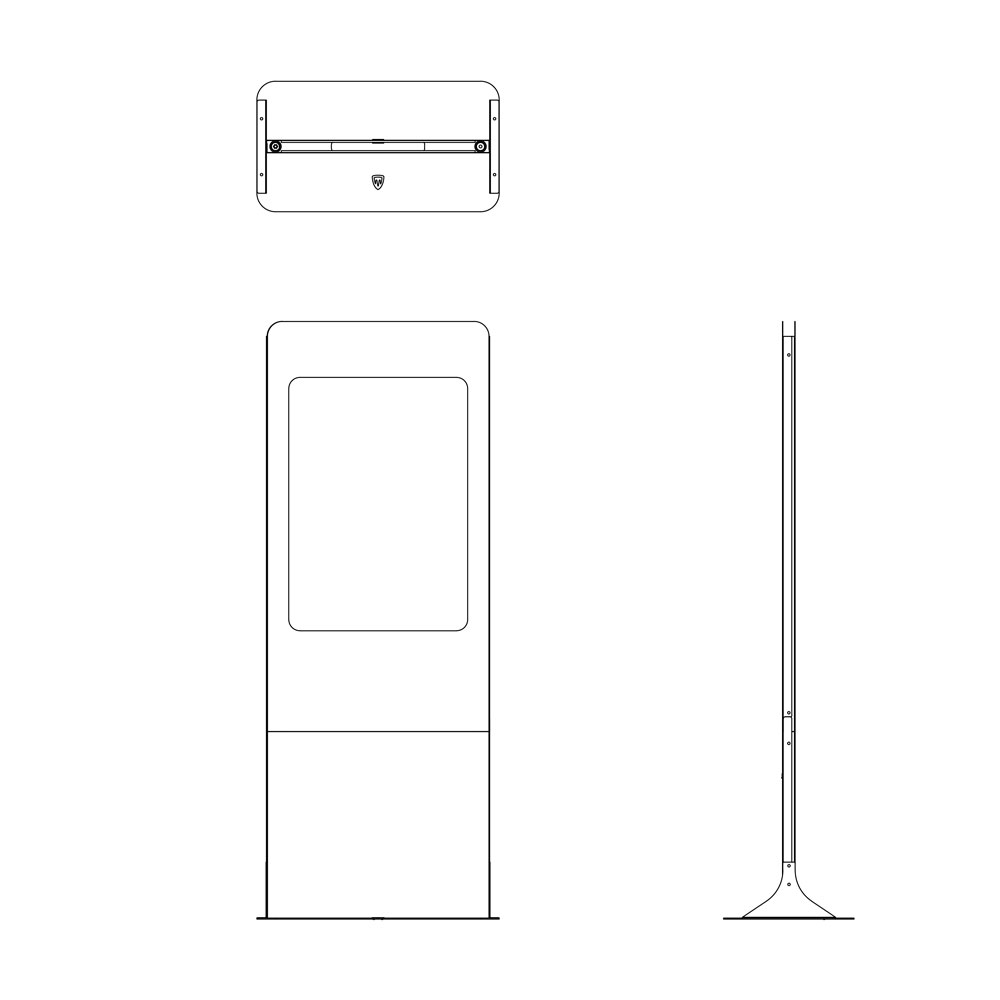 cambio rápido de póster doble cara