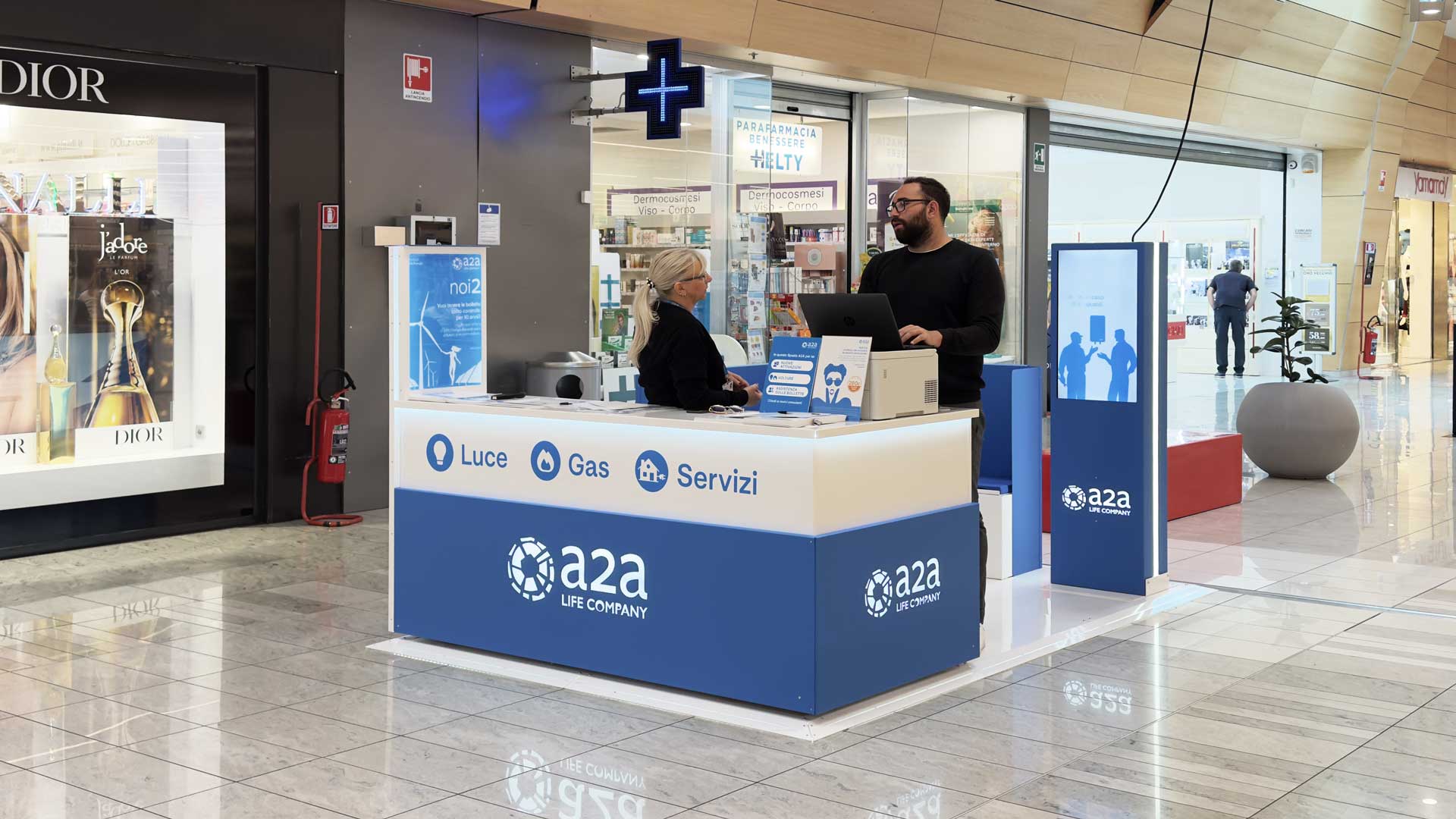 stand centro comercial