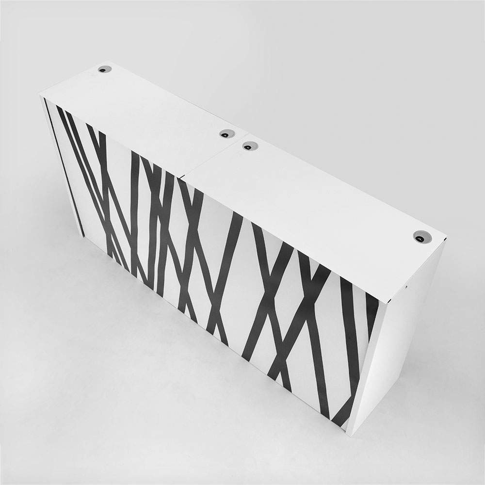 pasacables modular de escritorio