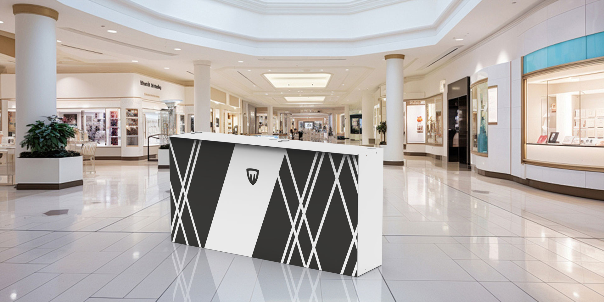 escritorio modular lineal feria