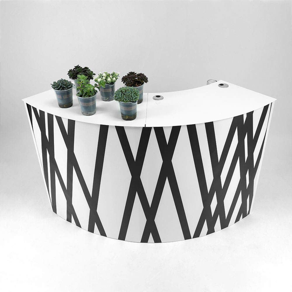 mostrador de recepción, recepción modular