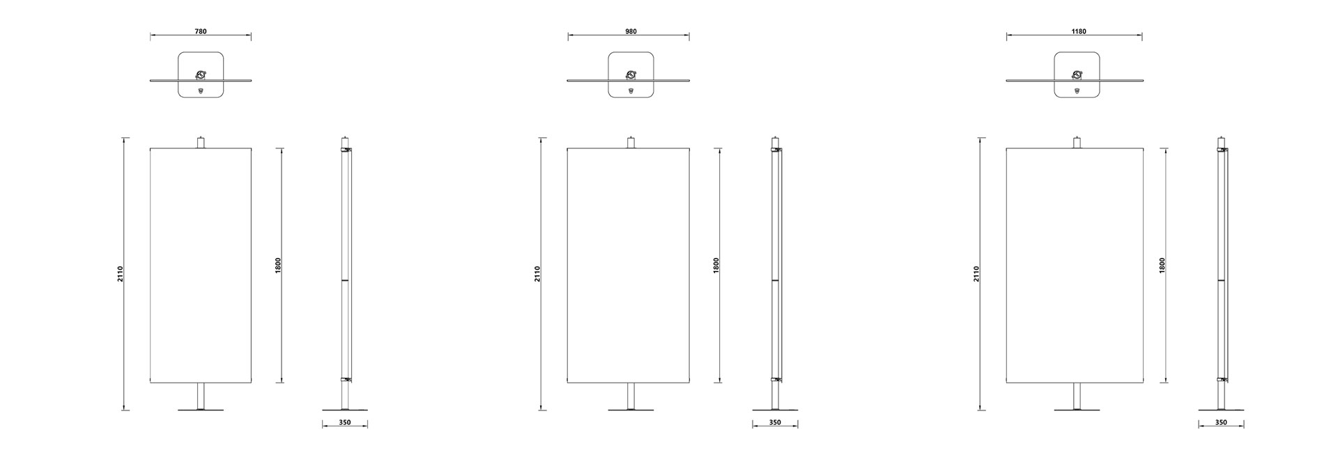 banner telescópico portátil