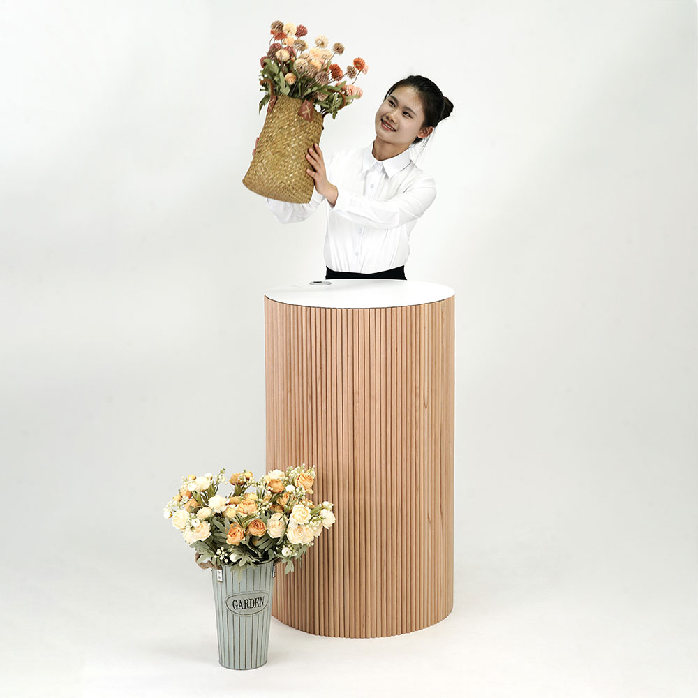 expositor cilíndrico