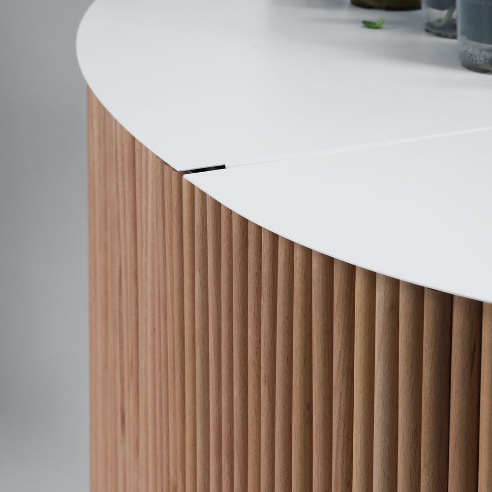 Mostrador de recepción modular y componible