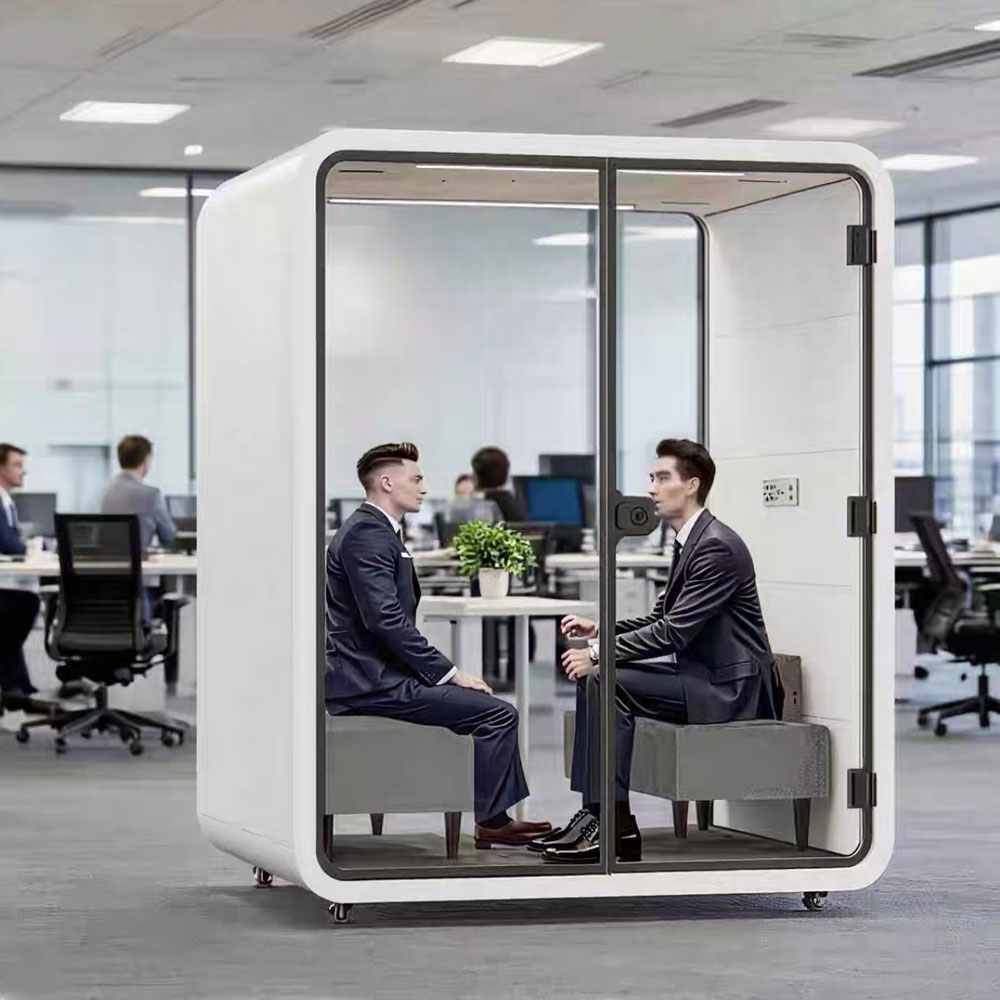 Stand de exposición con estanterías y nichos de exposición