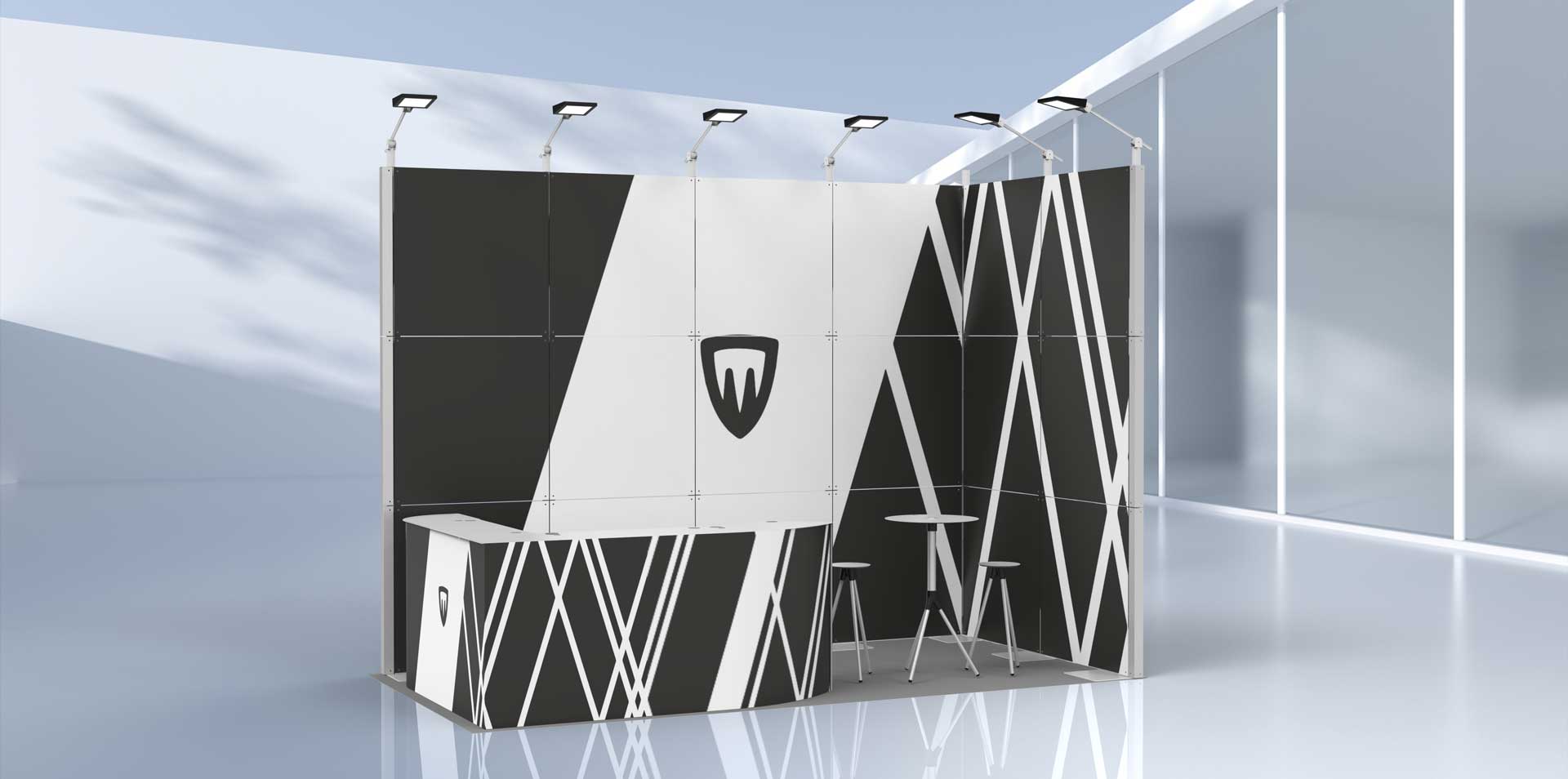 mostrador de recepción portátil nuvola