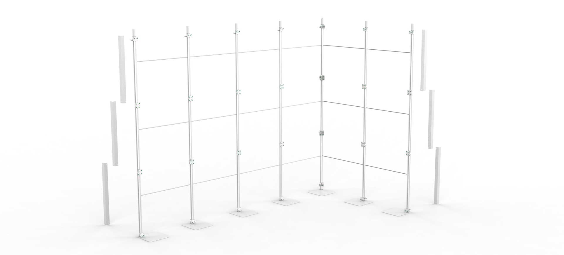 mostrador de recepción portátil nuvola