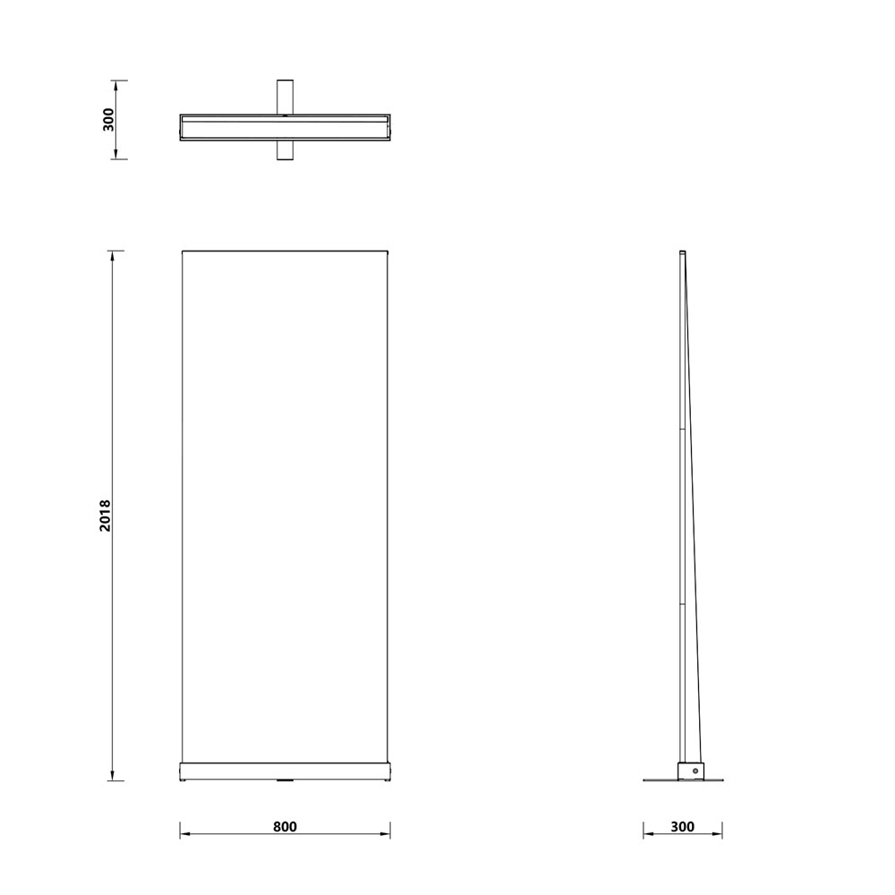 expositor enrollable para banners