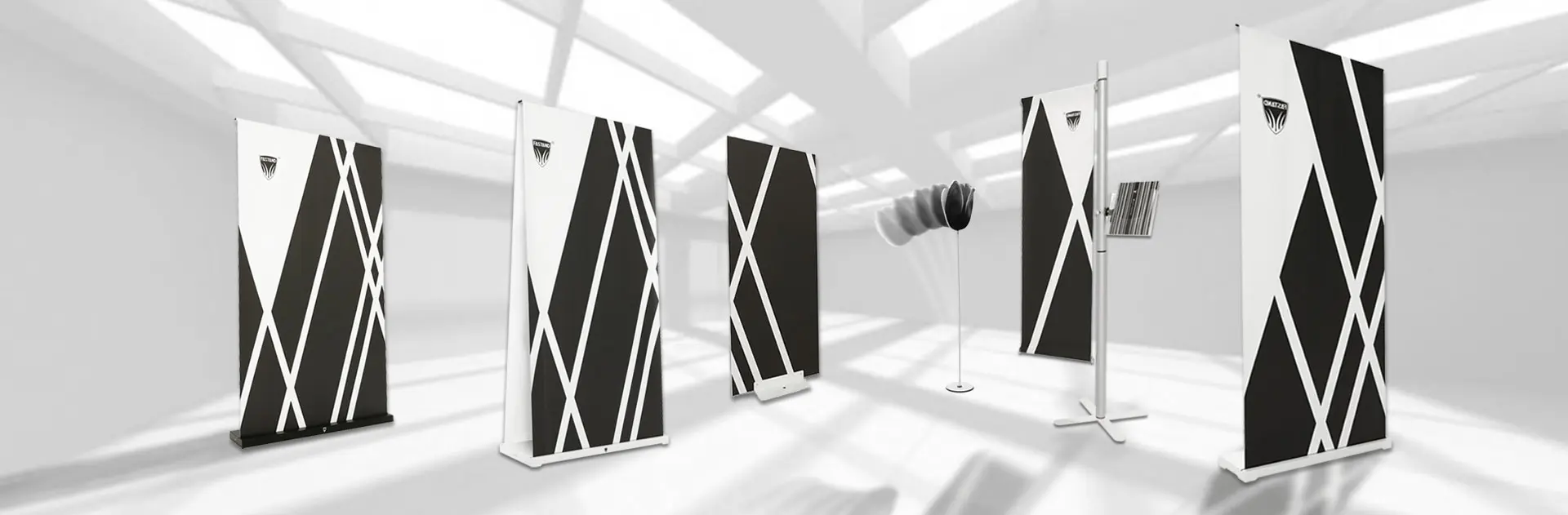 Página de inicio 6 stands portátiles